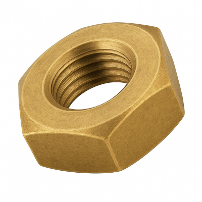 M16 Lock Nut DIN 439 Brass Pack 100