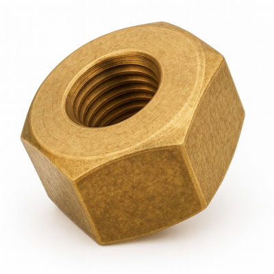 M5 Full Nut DIN 934 Brass Pack 1000