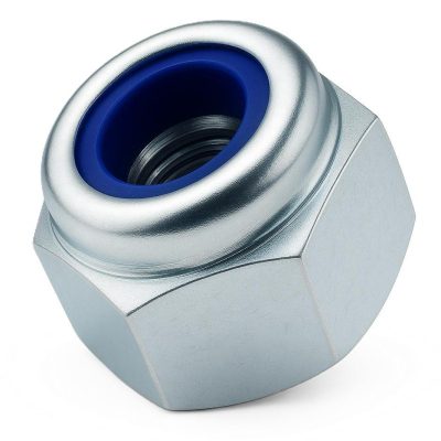 M10 Type P Nyloc Nut Din982 Zinc Plated Gr.10 Pack 200
