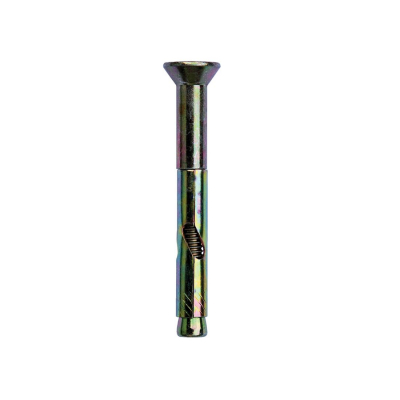 D10x100 Countersunk Sleeve Anchor M8 Grip 60mm Zinc & Yellow Plated JCP Ankerit Pack 50