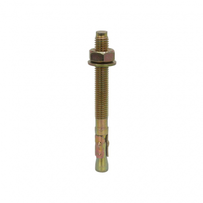 M8x130 Through Anchor Zinc & Yellow Plated JCP Pack 50