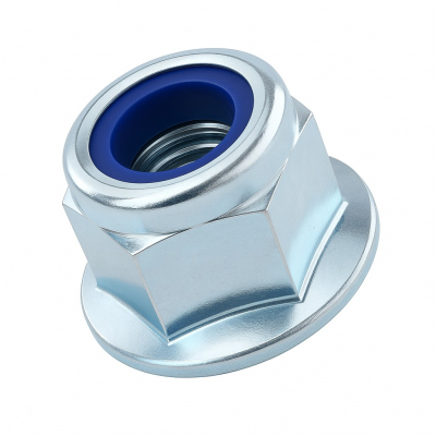 M8 Flanged Nyloc Nut Din6926 Zinc Plated Gr.8 Pack 1000