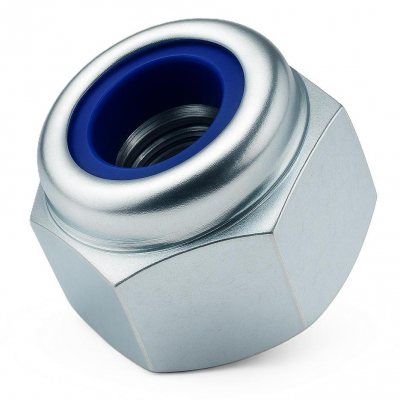 M12 Type P Nyloc Nut DIN 982 Zinc Plated Gr.8 Pack 200