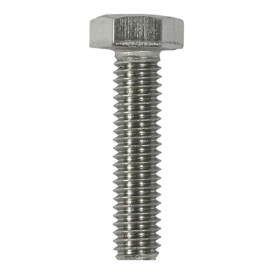 M8x35 Hex Setscrew Din933 A2 Pack 10