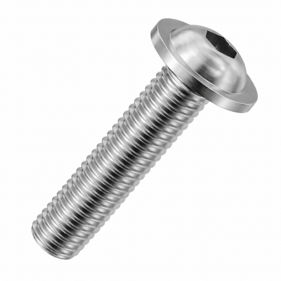 M8x120 Socket Flanged Dome Screw DIN 7380 A2 Pack 50