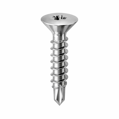4.8x13 Pozi Countersunk Self Drilling Screw A2 Pack 1000