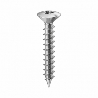 5x75 Pozi Raised Countersunk Chipboard Screw A2 Pack 100