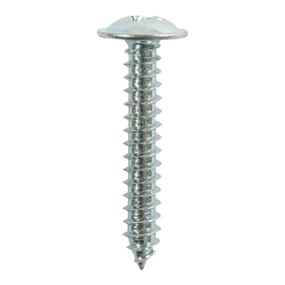 No8x3/8 Pozi Countersunk Ab Point Self Tapping Screw DIN 7982CZ Zinc Plated Pack 16