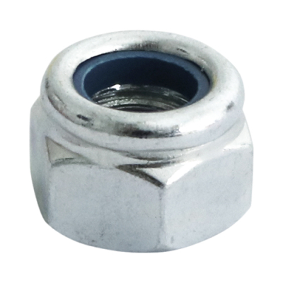 M10 Type P Nyloc Nut Din982 Zinc Plated Gr.8 Pack 4