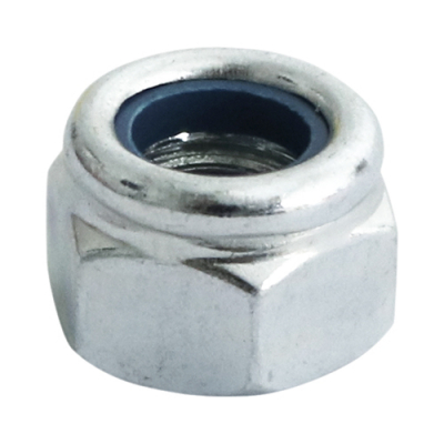 M10 Type P Nyloc Nut Din982 Zinc Plated Gr.8 Pack 2
