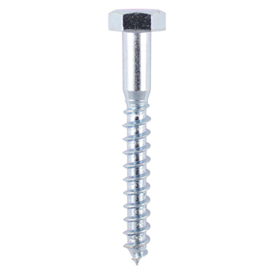 10x50 Coachscrew DIN 571 Zinc Plated Pack 45