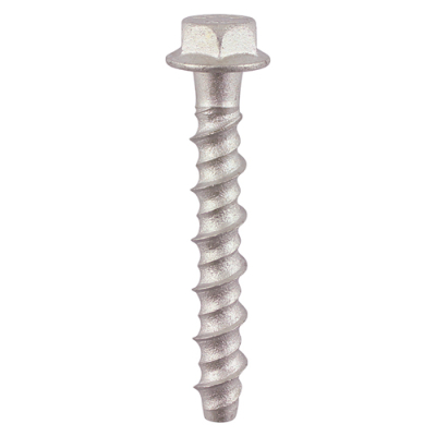 M6x50 Hex Flanged Masonry Bolt Din529 Silver Pack 64