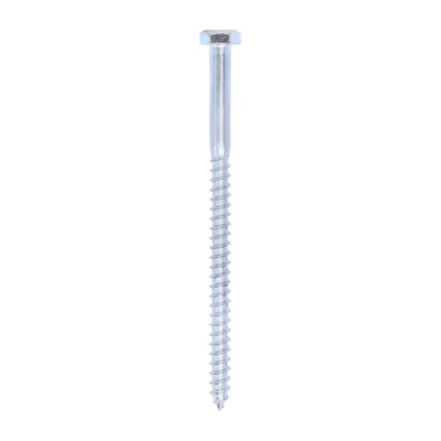 6x100 Coachscrew DIN 571 Zinc Plated Pack 200