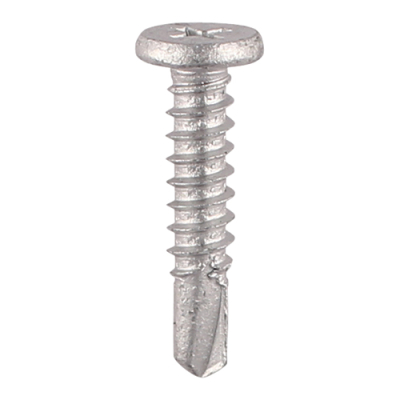 5.5x19 Phillips Low Profile Pancake Self Drilling Screw Silver Pack 500