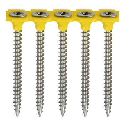 4.0x40 Collated Multi Purpose Pozi Countersunk Screw A2 Timco Classic Range Pack 1000