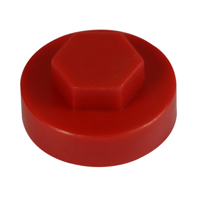 19 Hex Head Cover Cap Flame Red Pack 1000