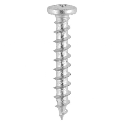 4.8x20 Friction Stay Screw 410 Stainless Steel & Silver Organic Timco 215 Range Pack 1000