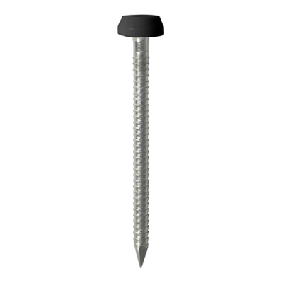 40x2.1 Polymer Headed Pin A4 Black (Head Diameter 6.2) Pack 50