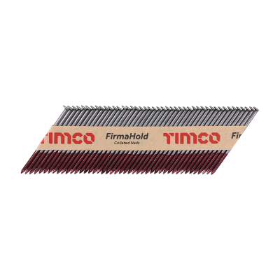 2.8x63 Collated Straight Ring Nail Bright Mild Steel Timco FirmaHold Pack 3300