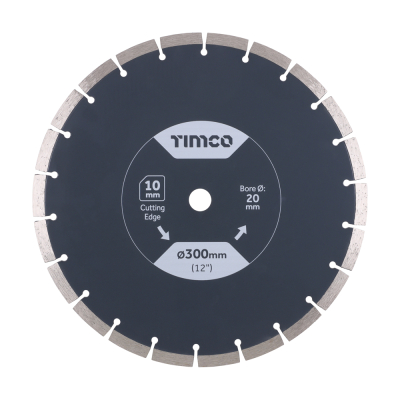 300x20.0 Segmented Diamond Disc Cutter Blade