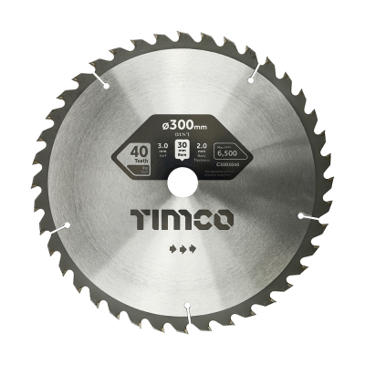 300x30x40T Circular Saw Blade Wood/Board Timco