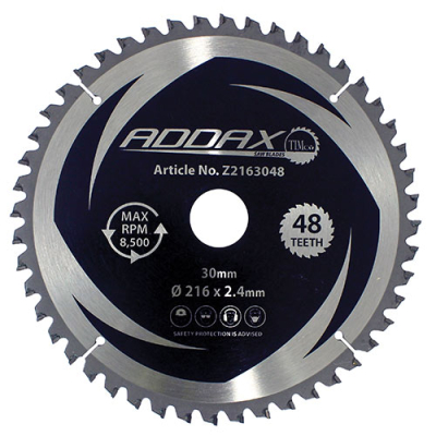 216x30x48T Mitre Saw Blade 0 degrees Medium Cut Timco