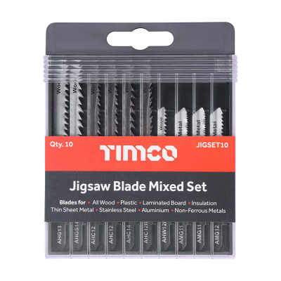 Jigsaw Blade Metal & Wood Mixed Set Pack 10