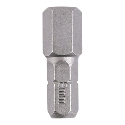 8.0x25 Hex Driver Bit S2 Addax Pack 2