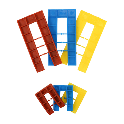 1,3,5,6 mm (45x35) & 1,3,5 mm (100x50) Assorted Horseshoe Shim Pack 100