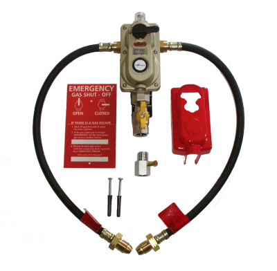 2 Cylinder Automatic Changeover Kit with Shut Off Valve