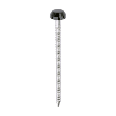 40x2.1 Polymer Headed Pin A4 Black (Head Diameter 6.2) Pack 250
