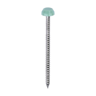 40x2.1 Polymer Headed Pin A4 Chartwell Green (Head Diameter 6.2) Pack 250