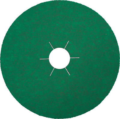 180x22 Star Hole Fibre Sanding Disc FS966ACT P80 Klingspor Pack 25