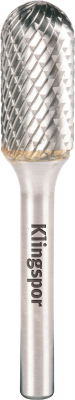 12.7x25x6 Ball Nosed Cylinder Shaped Carbide Burr HF100C Single Serration Cut (Cut 2)