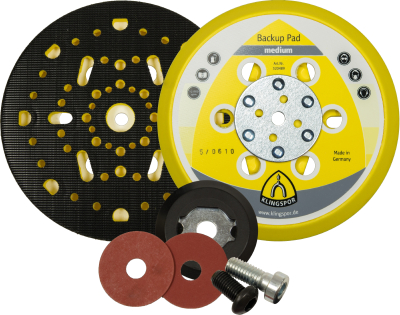 150 Medium With Holes Velcro Orbital Sander Backing Pad Klingspor