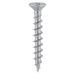4.3x16 Unreinforced Frame Screw Stainless Steel & Silver Organic Timco 200 Range Pack 1000