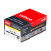 12.0x80 Advanced Flanged Coachscrew DIN 571 Zinc & Yellow Plated Pack 25