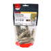 M10:15P Projecting Shield Anchor Zinc & Yellow Plated Timco Pack 16